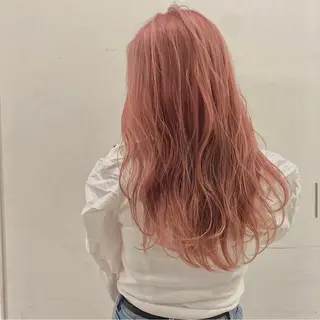 セミロング カラー ヘアアレンジ 艶カラー/髪質改善 /顔まわり/内藤　輝のヘアスタイル