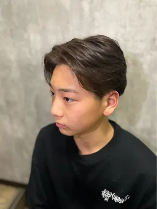 ミディアム 對馬 虎太郎のヘアスタイル