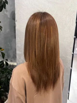 セミロング 佐藤 凜のヘアスタイル