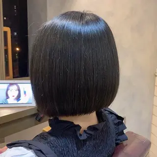 ミディアム カラー ✨️美髪矯正×似合わ せ艶カラー✨藤田透のヘアスタイル