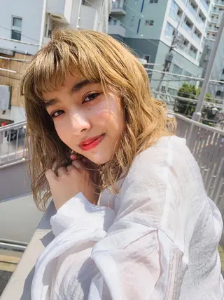 セミロング カラー REM【阿佐ヶ谷】 MEGUのヘアスタイル