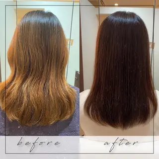 セミロング くせ毛×ショート 上岡勇祐のヘアスタイル