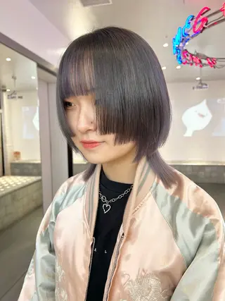カラー 🤍垢抜け♡透明感 カラーmoeka🤍のヘアスタイル