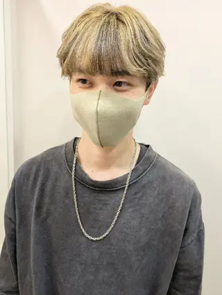 ショート カラー メンズ emiwo石川町所属・増田 耀のヘアスタイル