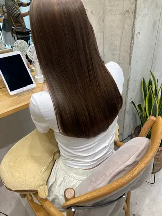 ロング ✨色持ちの良い艶 カラー✨蟹江真世のヘアスタイル