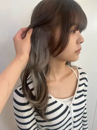カラー 東茉央/ブリーチ リタッチ🧸銀座のヘアスタイル
