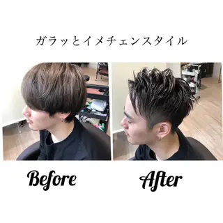 ショート 関西センターパート メンズモデル募集のヘアスタイル