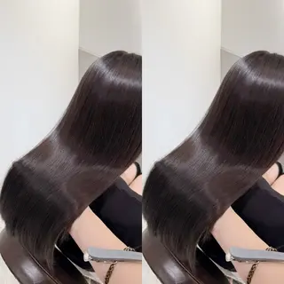 ロング 艶髪カラー🫧 髪質改善🪽萩原のヘアスタイル
