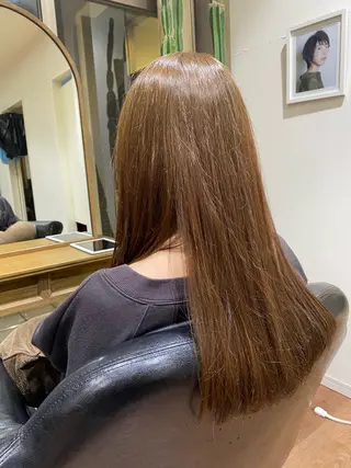 ロング カラー タグチ ランのヘアスタイル