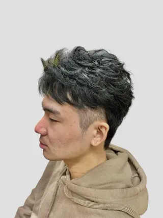 ショート パーマ メンズ メンズ特化/パーマ/ 髪質改善　高野奨馬のヘアスタイル