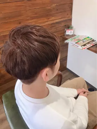 ショート カラー メンズ Rug Relief 吉田のヘアスタイル