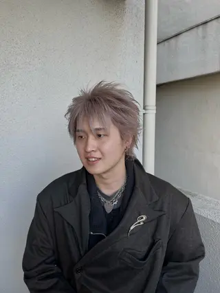 カラー メンズ SHU｜レイヤー カット/パーマのヘアスタイル