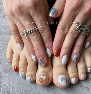 ネイル わたなべ ちかのネイルデザイン