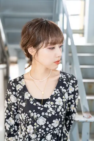 ミディアム ヘアアレンジ Lazo/ 原弥和子のヘアスタイル