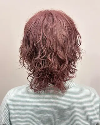 カラー パーマ 林 杏夏のヘアスタイル