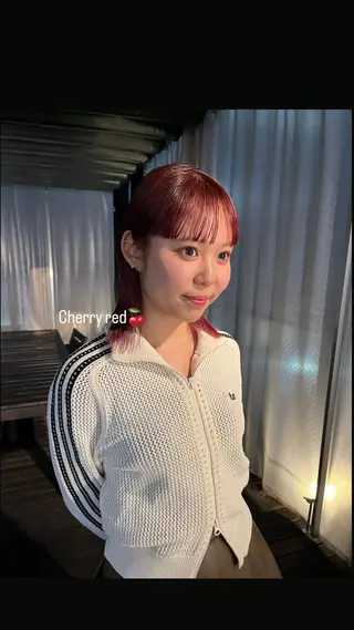 ミディアム カラー 石井聖愛/名古屋/ 伏見/カラーモデルのヘアスタイル