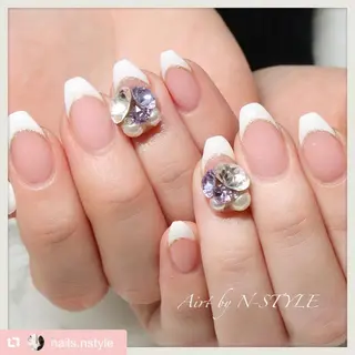 セミロング ネイルN-STYLE スタッフのネイルデザイン