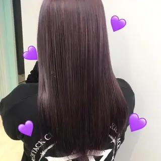 ロング カラー パーマ ♡透け感カラー 大賀哲平♡のヘアスタイル