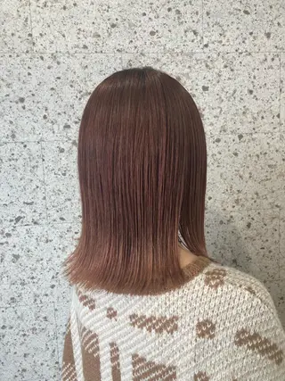 ショート カラー 髪質改善.縮毛矯正 ×韓国ヘアyukiのヘアスタイル