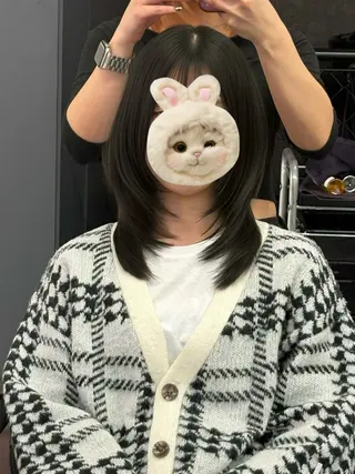 ミディアム fuu kaのヘアスタイル