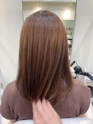 ミディアム カラー 宮澤 タケル ミディアムヘアのヘアスタイル