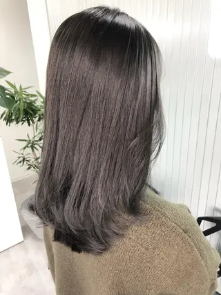 ミディアム カラー LOOP hairのヘアスタイル