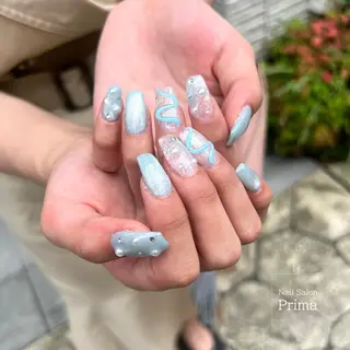 ロング ネイル SalonPrima Nail & Eyeのネイルデザイン