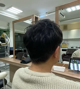 ショート メンズ 青柳辰哉/メンズ 特化/モデル募集中のヘアスタイル