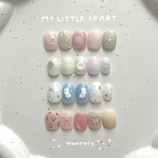 ネイル my little 𖠿 .゜のネイルデザイン