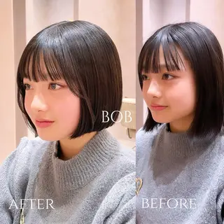 ショート HINA🎀韓国ヘア エクステ/小顔カットのヘアスタイル