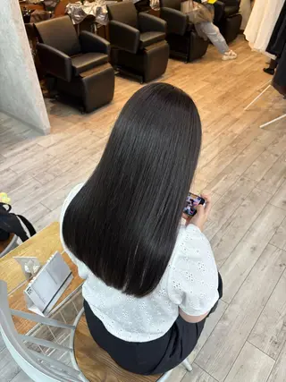 ロング カラー なぎは/似合わせ・ ナチュラルカラーのヘアスタイル