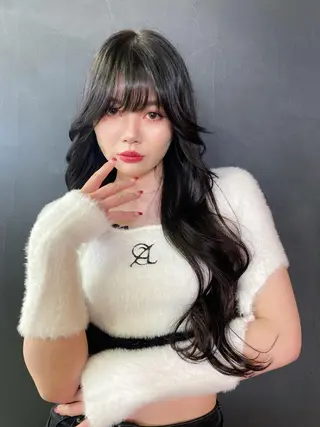 ロング レイヤーカット カノン🩷のヘアスタイル