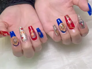 ネイル lucky nail 歌舞伎町のネイルデザイン