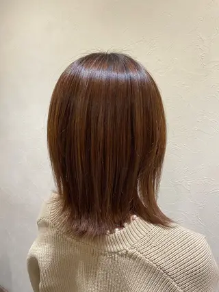 ミディアム 石井 陽海のヘアスタイル