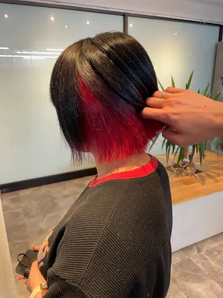 カラー ブリーチカラー特化 ✨️永井諒のヘアスタイル