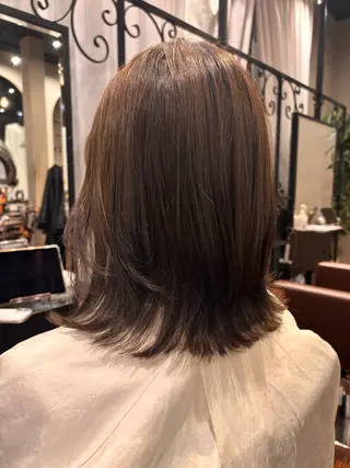 ミディアム ＮＯ ＮＯのヘアスタイル