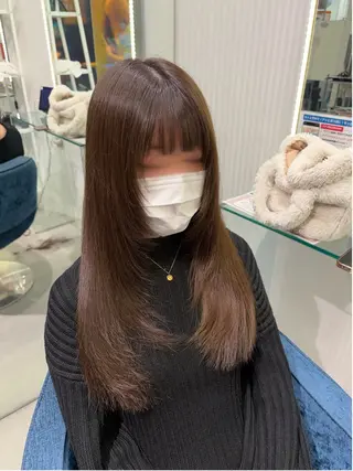 ロング 安井まゆ _Box mico.のヘアスタイル