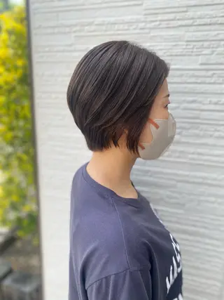 ショート 加藤 実穂のヘアスタイル