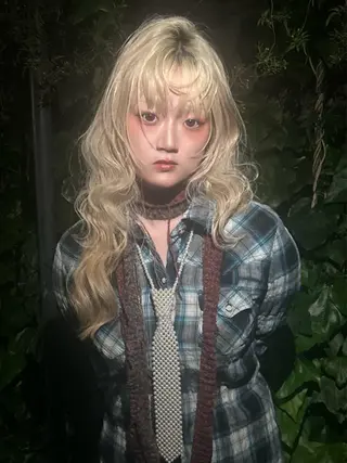 ロング カラー コツ🧚ハイトーン /カラー/名古屋/栄のヘアスタイル