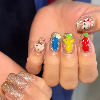 ネイル 直方市ネイルサロン minuitのネイルデザイン