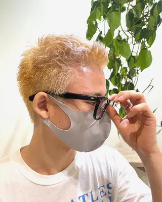 ショート カラー メンズ 🌿‬ナチュラル/パ ーマヘア/蒼真🍃のヘアスタイル