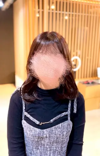 セミロング カラー みな🫧艶カラー /似合わせカットのヘアスタイル