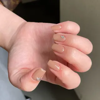 ネイル By moonネイル 🌷ワンホン/韓国風のネイルデザイン