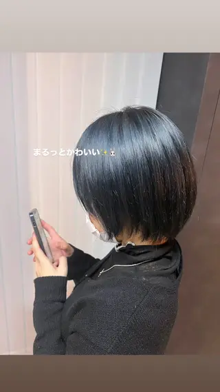 ショート 韓国艶髪/透明感 カラー/ひなののヘアスタイル