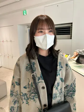 ミディアム カラー 透明感カラー🫧 nanohaのヘアスタイル