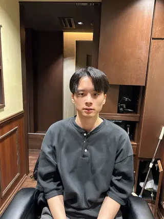 ミディアム 七澤 颯太のヘアスタイル