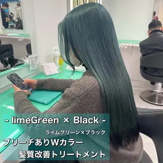 ロング カラー ボブカットモデル 募集中　ukaのヘアスタイル
