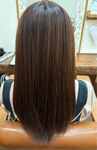 ロング カラー 島田 つかさのヘアスタイル