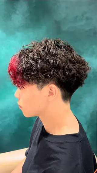 カラー パーマ メンズ 西林麗雄4月 空きあります！のヘアスタイル