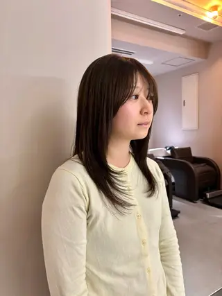 ロング 明るい白髪染◎イノセ ントヘアRyotaのヘアスタイル